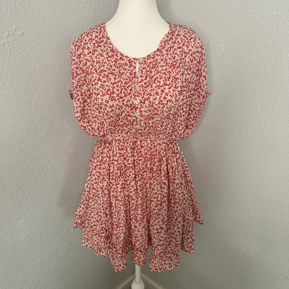 Free People Dresses & Skirts - Free People One Fine Day Floral Mini Dress Women's Size XS